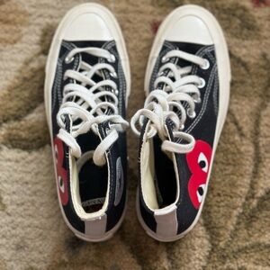 Black & white Commes de Garçons sneakers